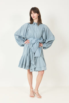 Cotton Ranch Dress - Breezy Blue