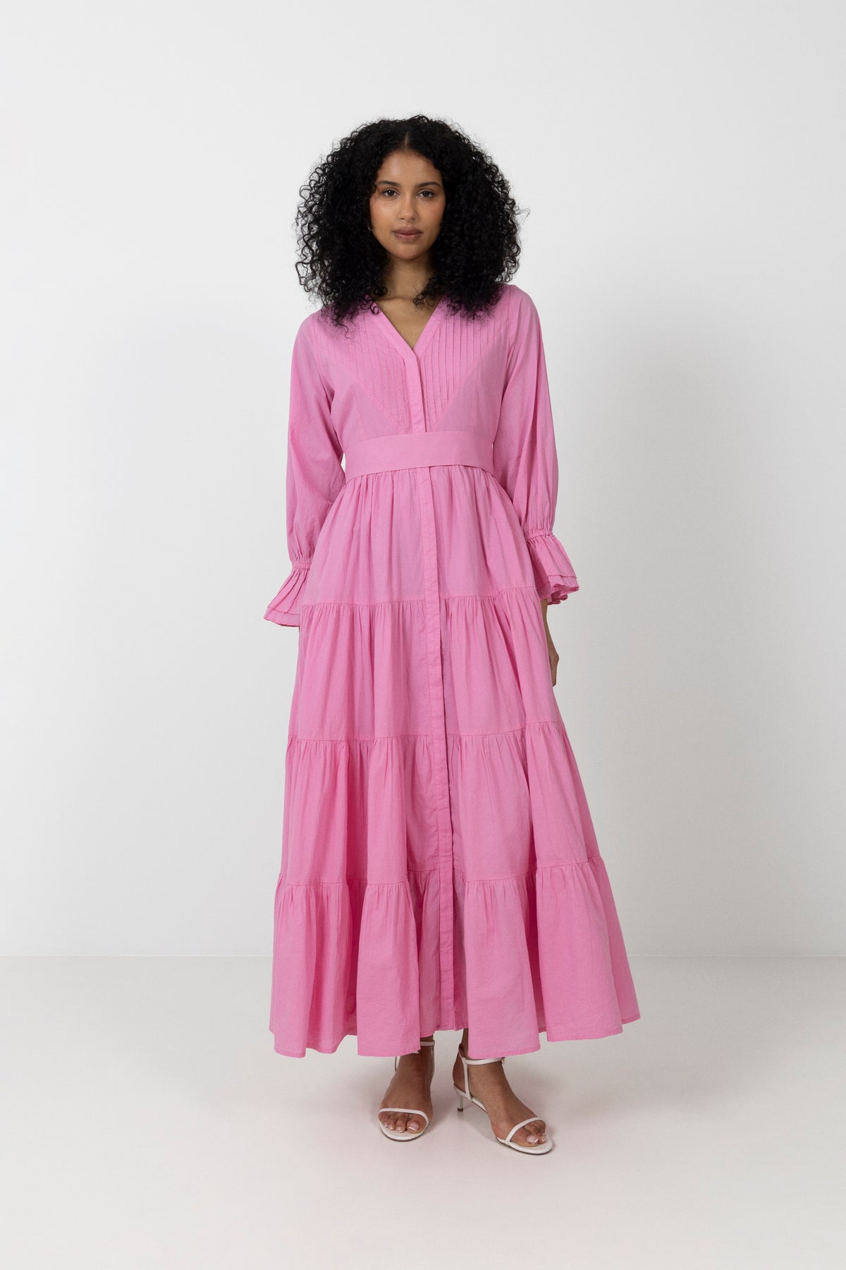 Coco Cotton Dress - Pink