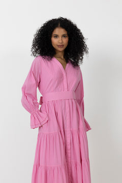 Coco Cotton Dress - Pink