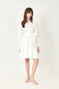 Poplina Dress - White