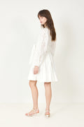 Poplina Dress - White
