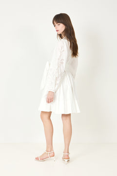 Poplina Dress - White