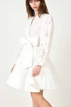 Poplina Dress - White