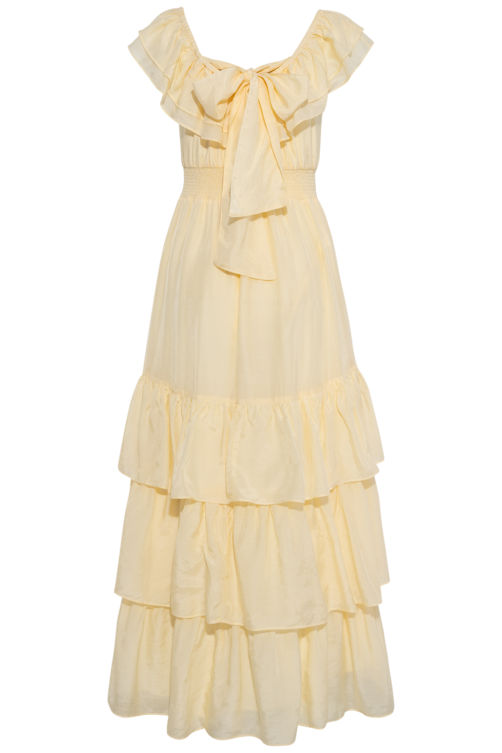 Moonshake Frill Dress - Soft Butter