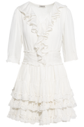 Love Frill Dress - White