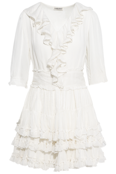 Love Frill Dress - White