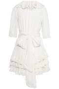 Love Frill Dress - White
