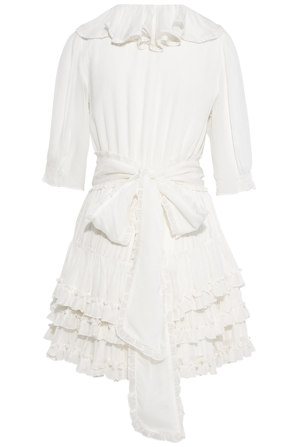 Love Frill Dress - White
