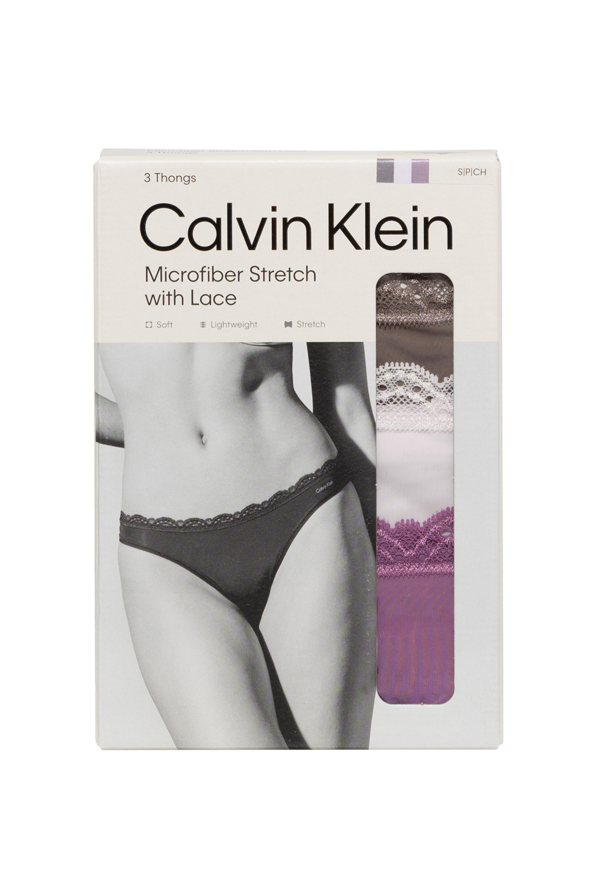 Thong 3Pk - Iron/ Crystal Blush/ Dusty Orchid