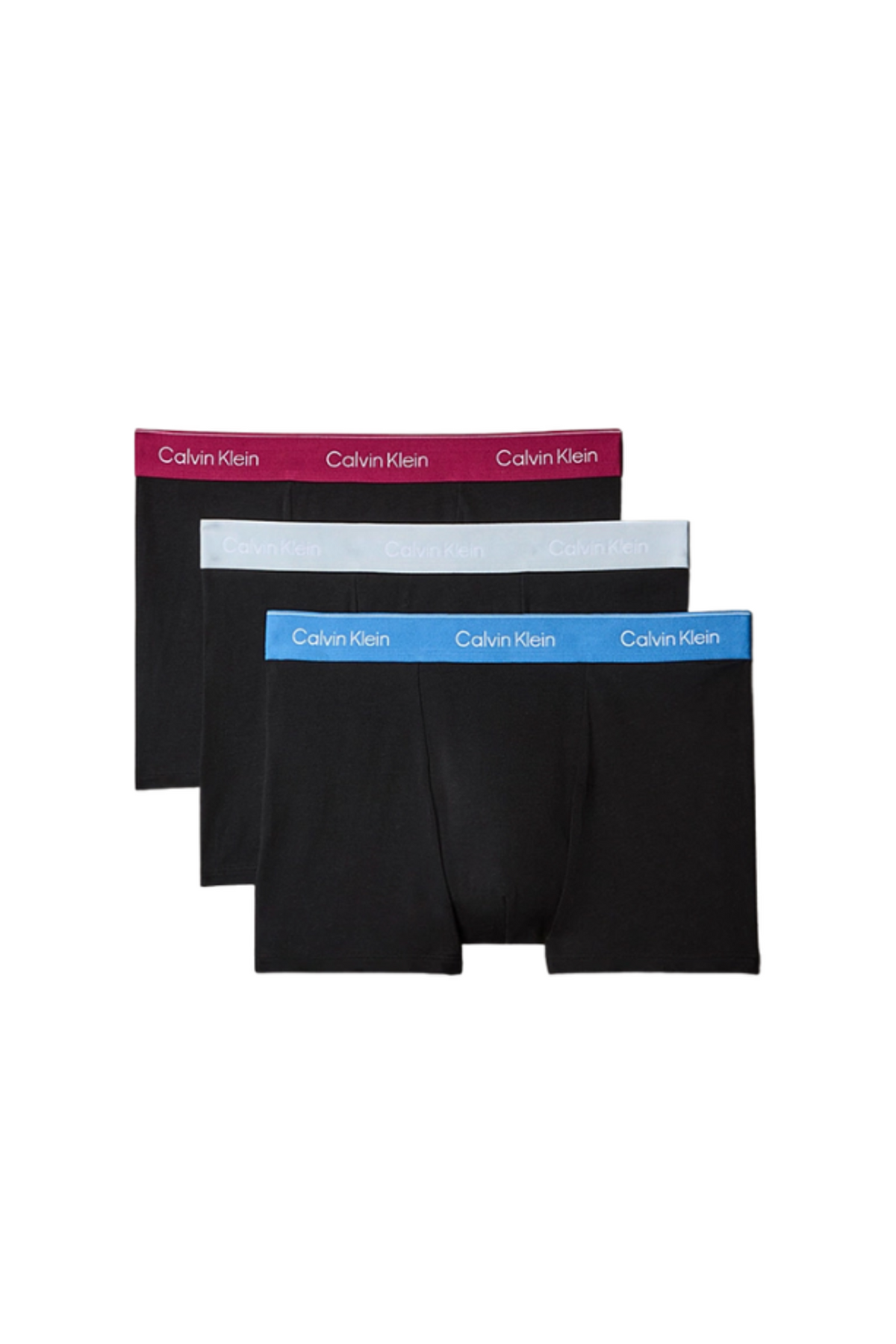 Relaxed Fit Trunk 3Pk - Black Bodies W/ Posedion Blue/Plein