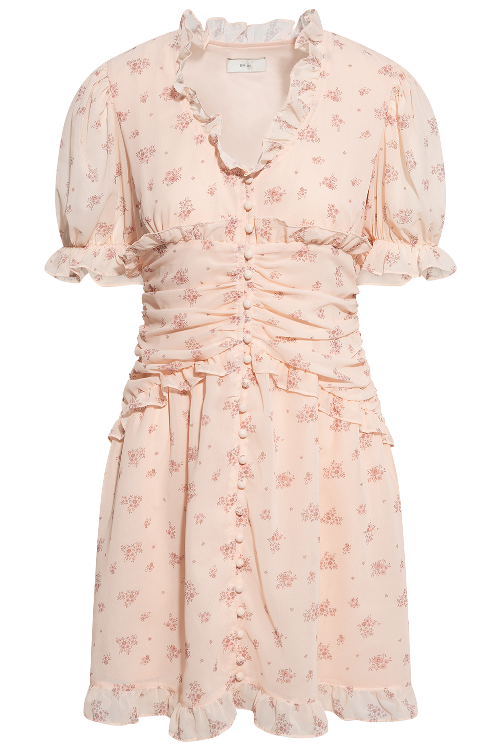 Arielic Dress - Pink Flower Print