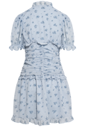 Arielic Dress - Blue Flower Print
