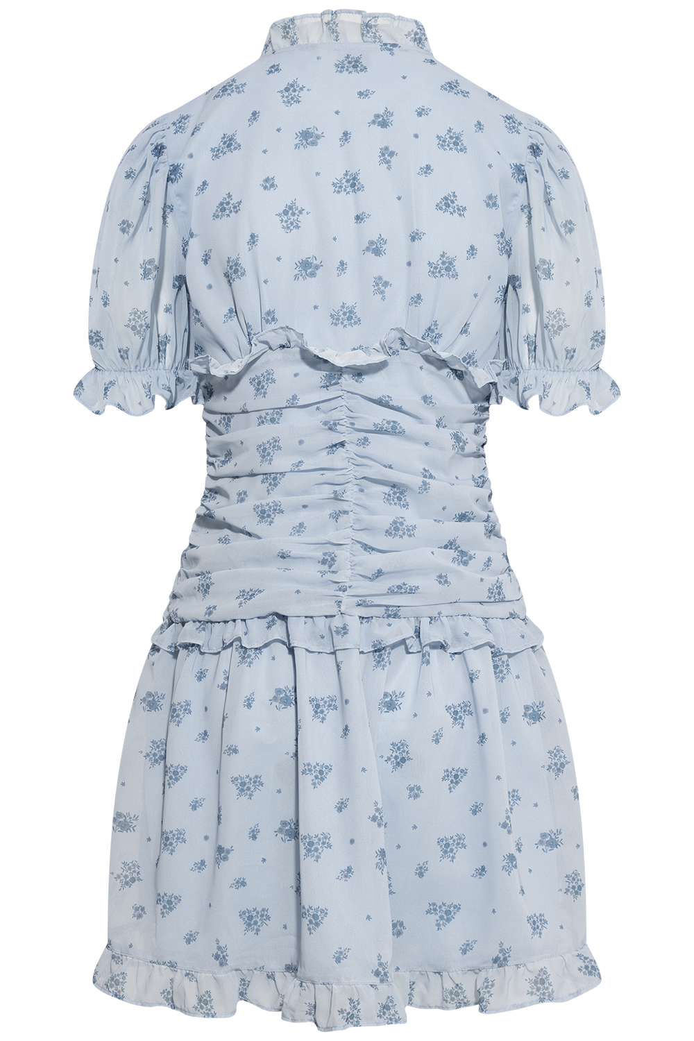 Arielic Dress - Blue Flower Print