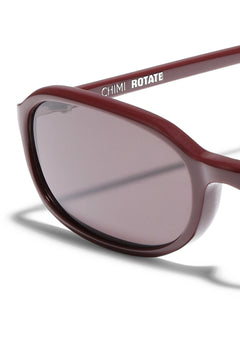 Rotate X Chimi Oval Frame - Burgundy
