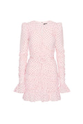 Mini Ruched Dress - Barely Pink Comb.