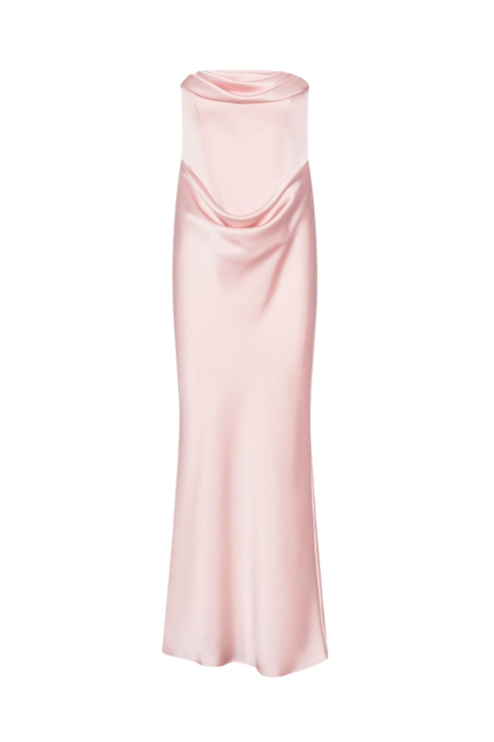 Corsage Long Dress - Blushing Bride