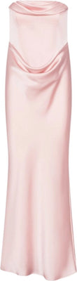 Corsage Long Dress - Blushing Bride
