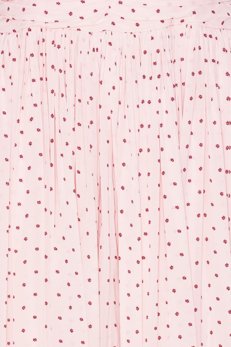 Ns Ruched Dress - Barely Pink Comb.