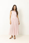 Ns Ruched Dress - Barely Pink Comb.