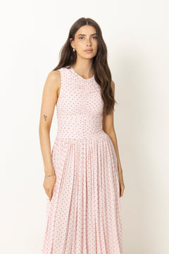 Ns Ruched Dress - Barely Pink Comb.