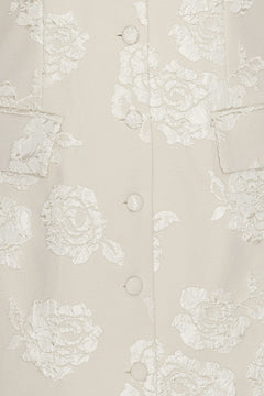 Jacquard Tailored Dress - Rainy Day