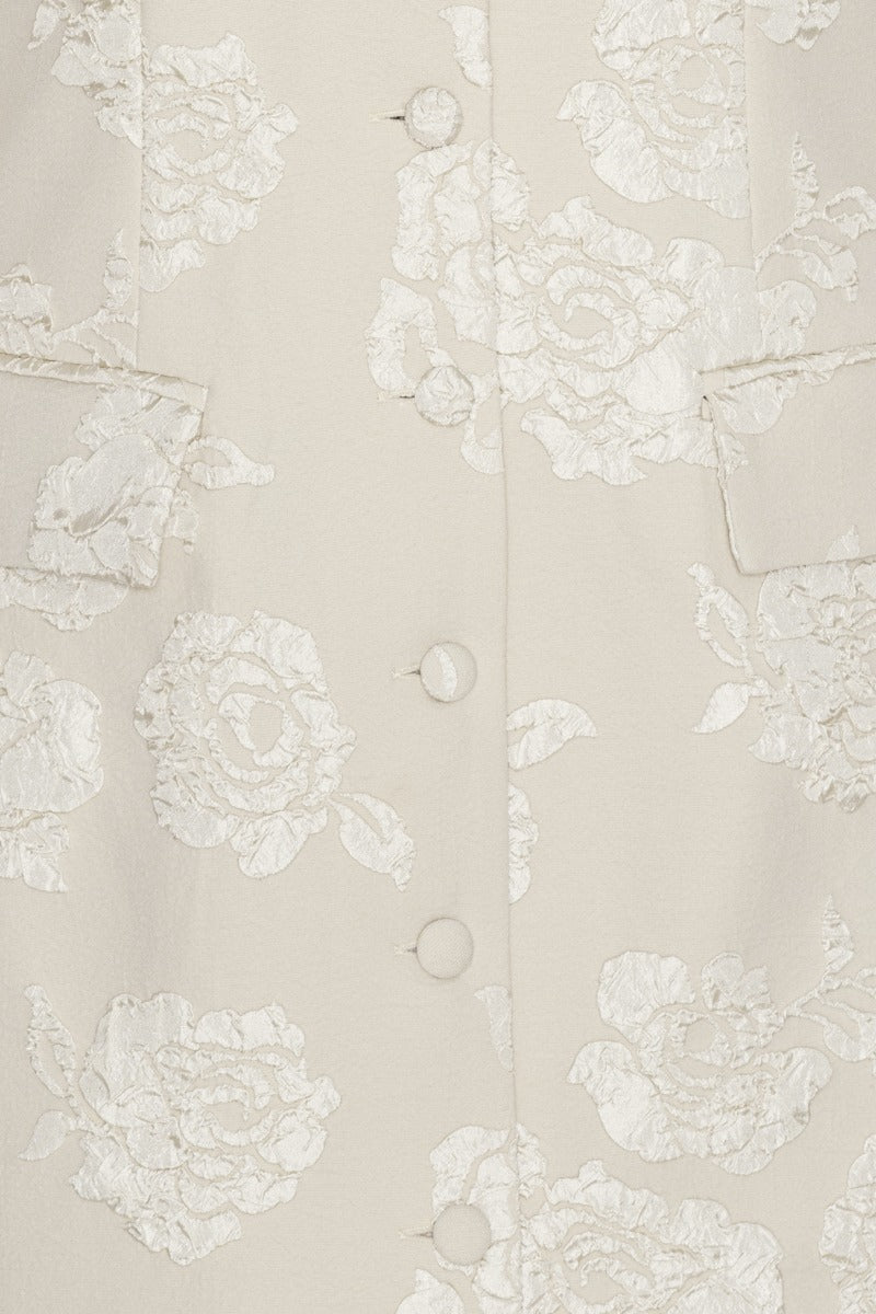 Jacquard Tailored Dress - Rainy Day