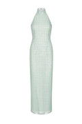 Beaded Maxi Dress - Ice Flow