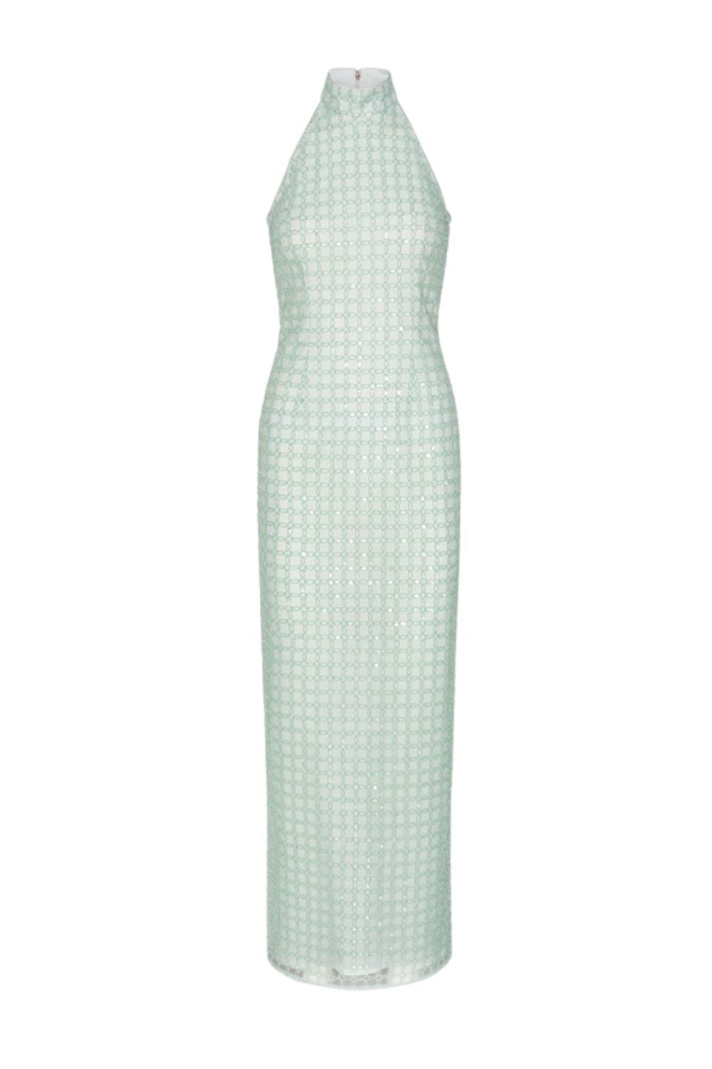 Beaded Maxi Dress - Ice Flow