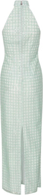 Beaded Maxi Dress - Ice Flow