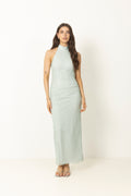 Beaded Maxi Dress - Ice Flow
