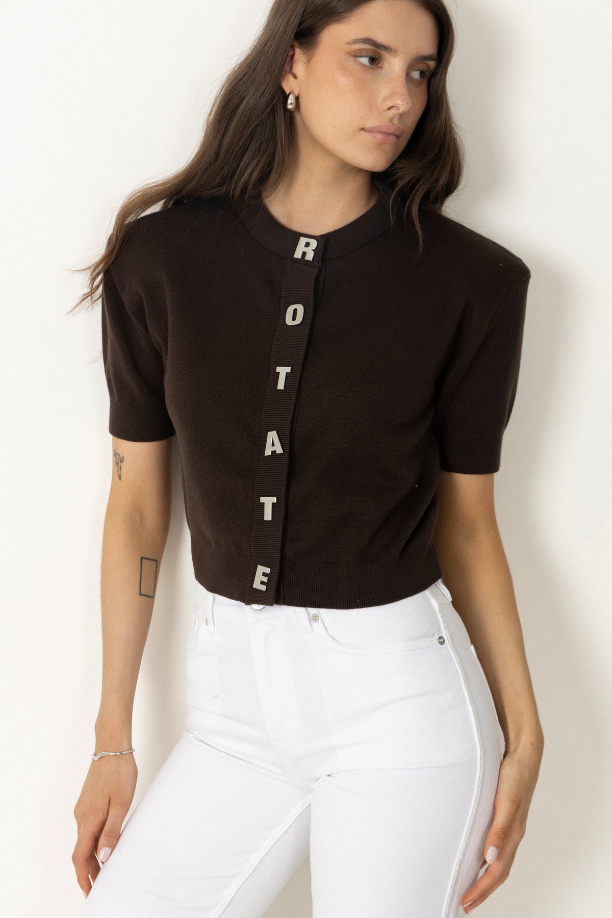 Firm Knit Ss Cardigan - Molé