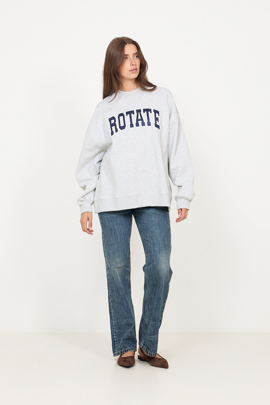 Classic Sweatshirt - Light Grey Melange