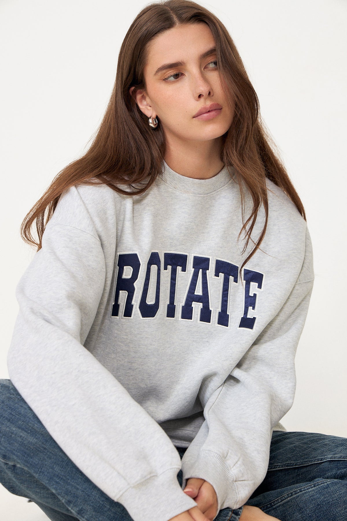Classic Sweatshirt - Light Grey Melange
