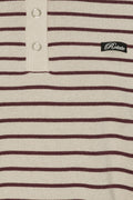 Slinky Knit Polo - Oatmeal Comb.