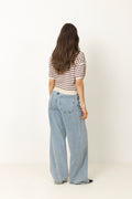 Slinky Knit Polo - Oatmeal Comb.