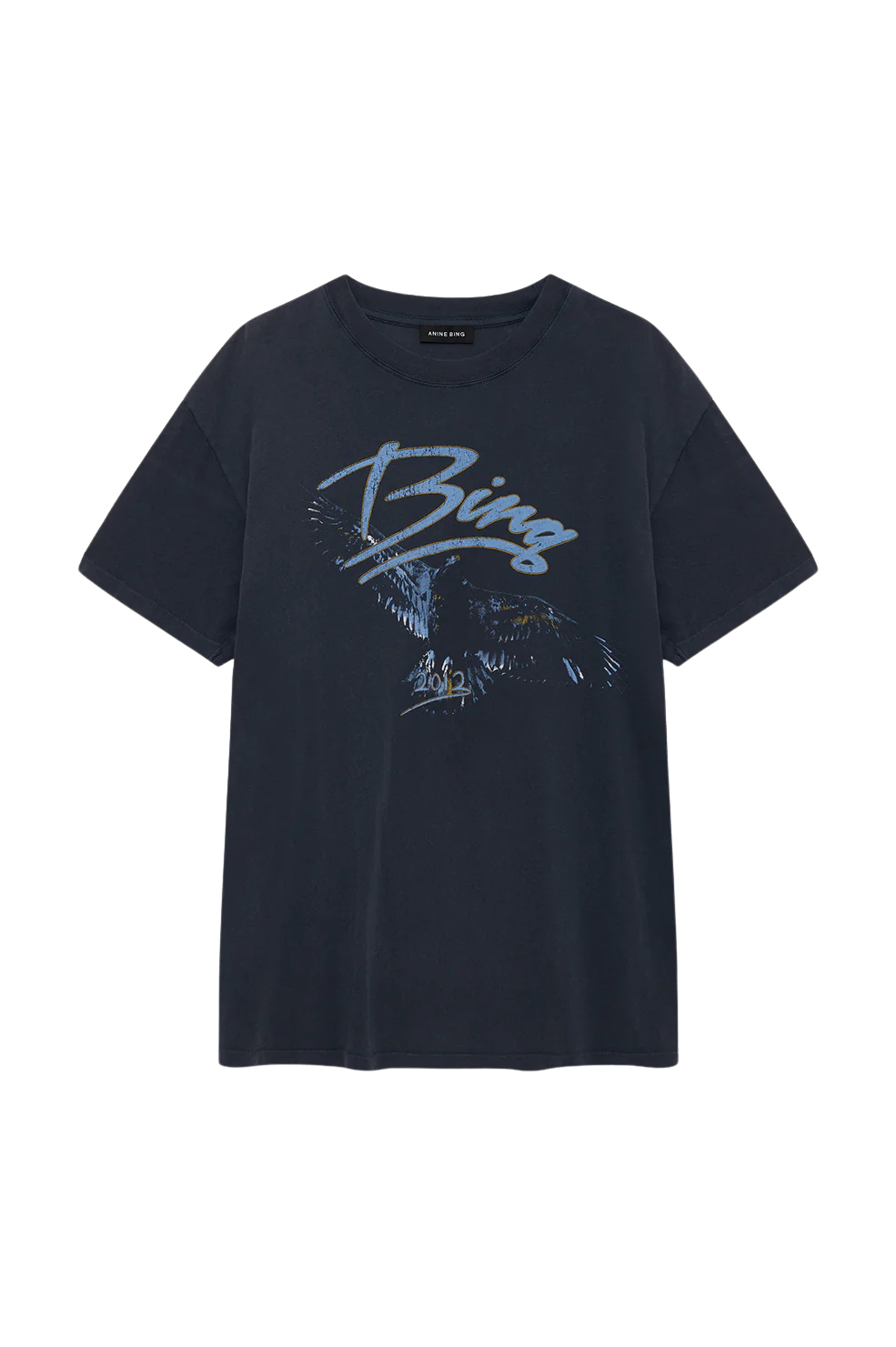 Kent Tee Eagle - Washed Black