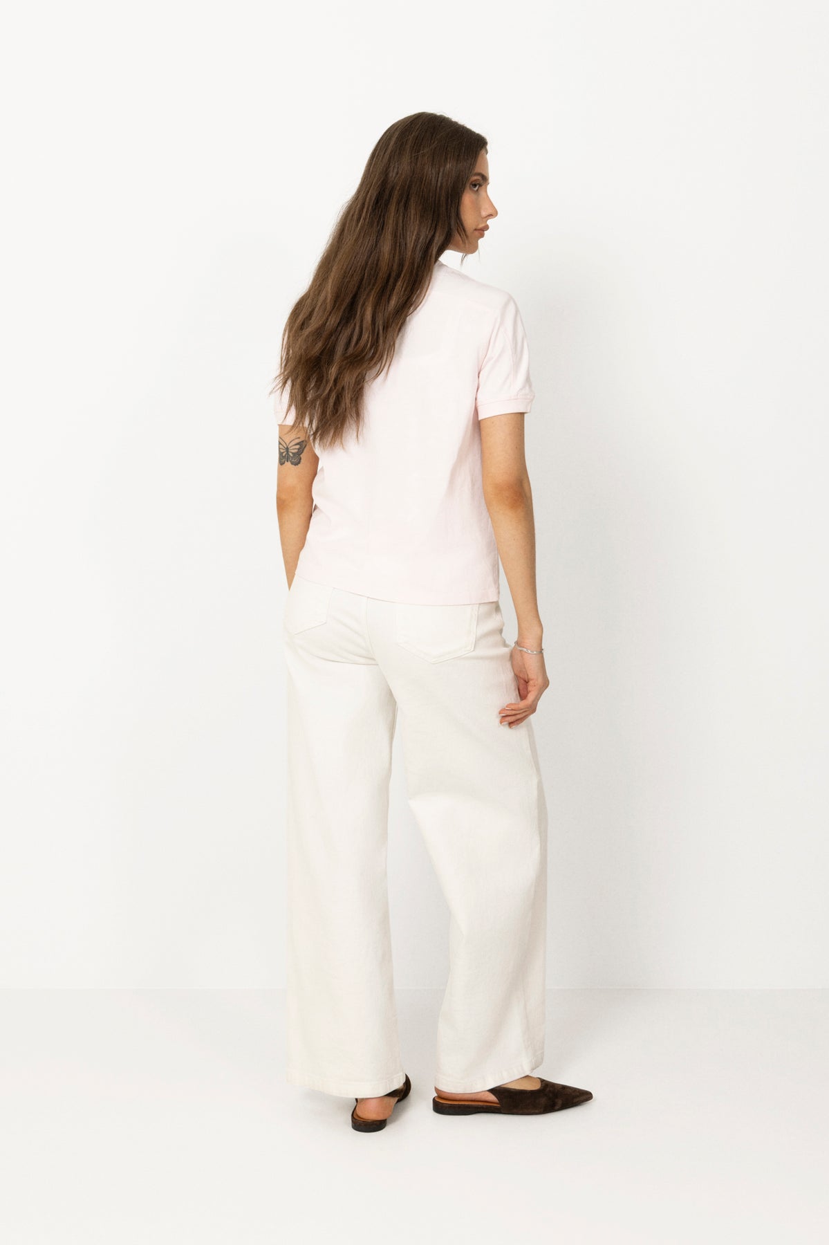 Jaylin Tee Collegiate - Powder Pink
