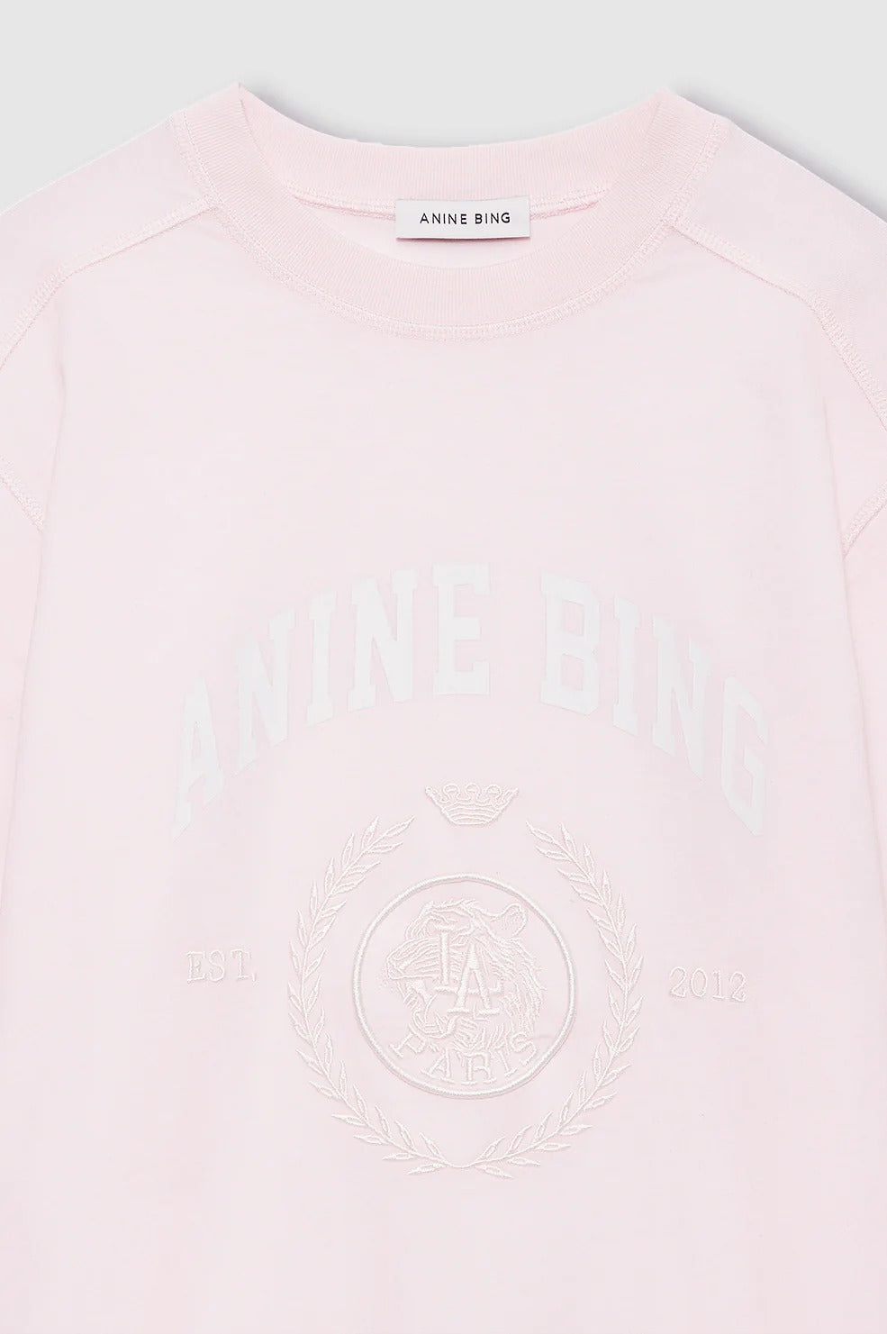 Jaylin Tee Collegiate - Powder Pink