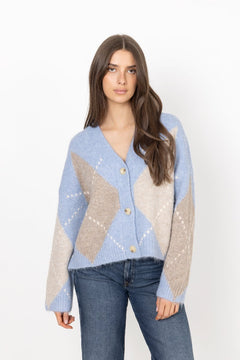 N-Laiana Knit Cardigan - Sky Blue Mix