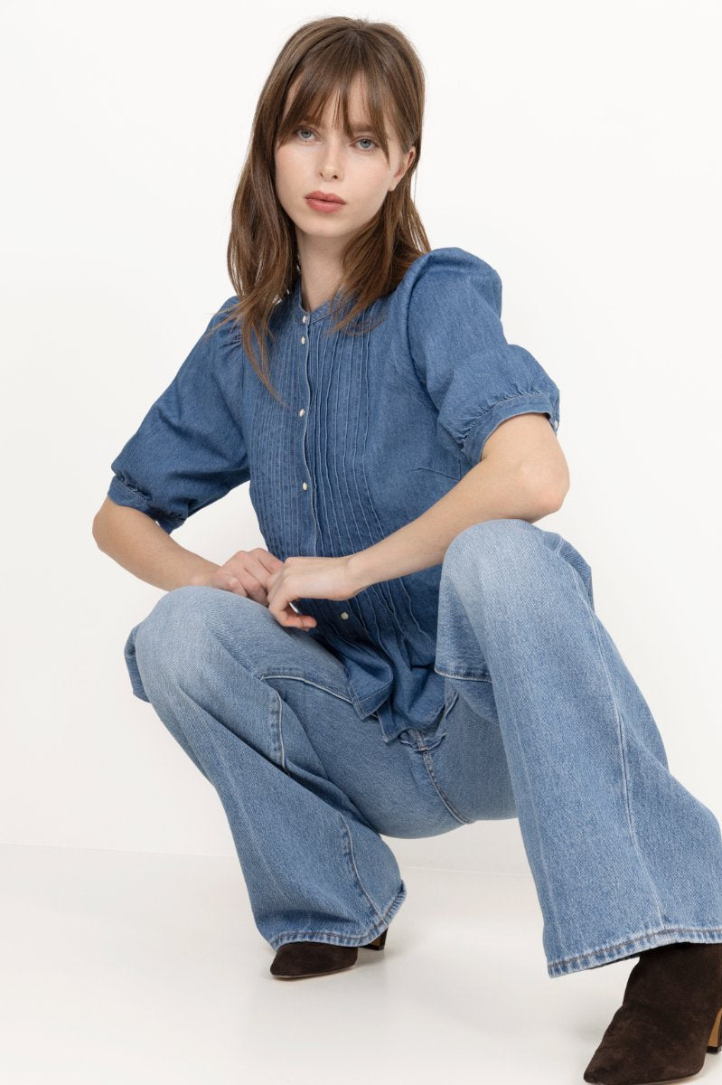 Alesiapw Sh - Medium Blue Denim