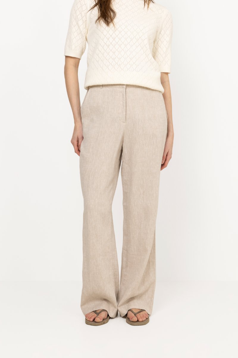 Pennie Ginia Hw Pants - Sand Melange