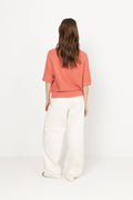 Thamira 2/4 Pullover - Faded Rose