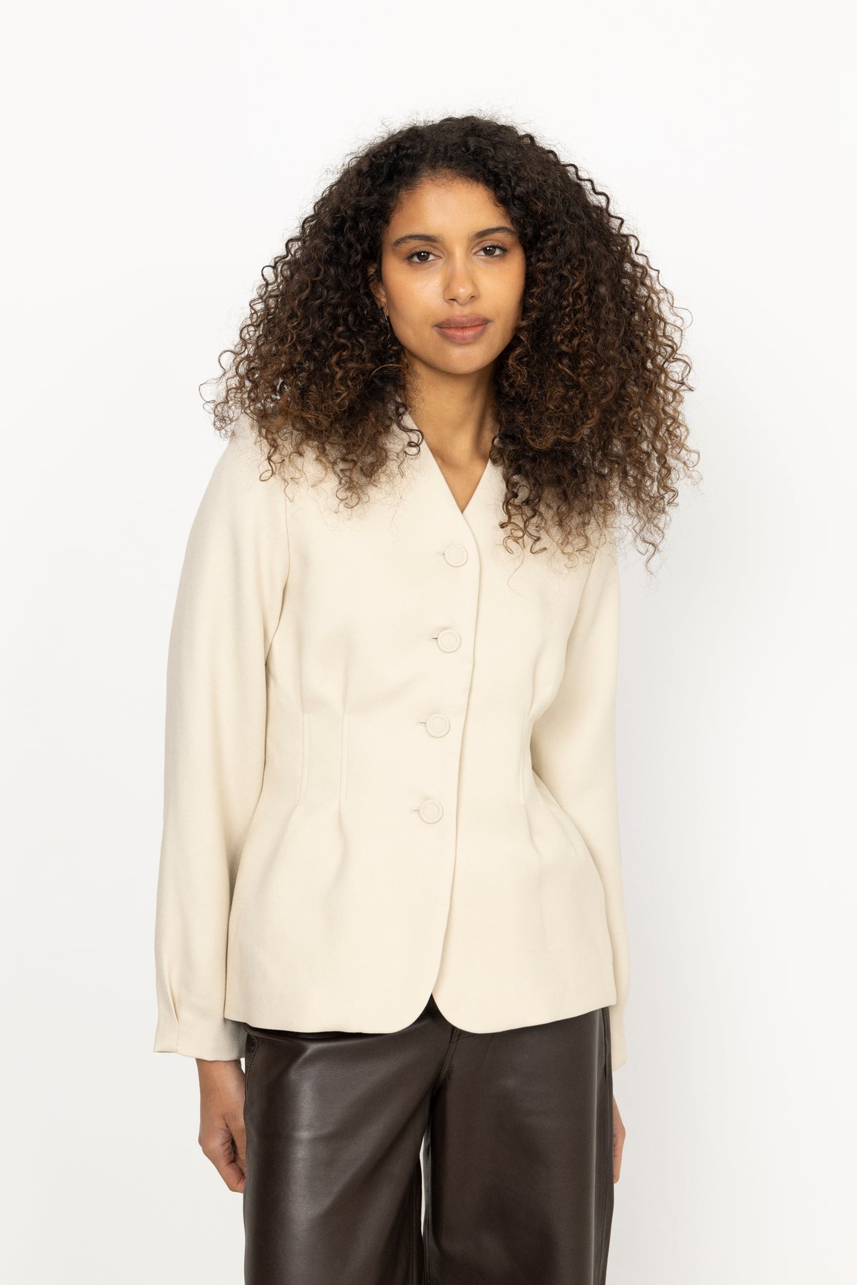 Esteriane Blazer - Oatmeal Melange