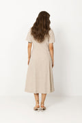 Viana Ginia 2/4 Dress - Sand Melange