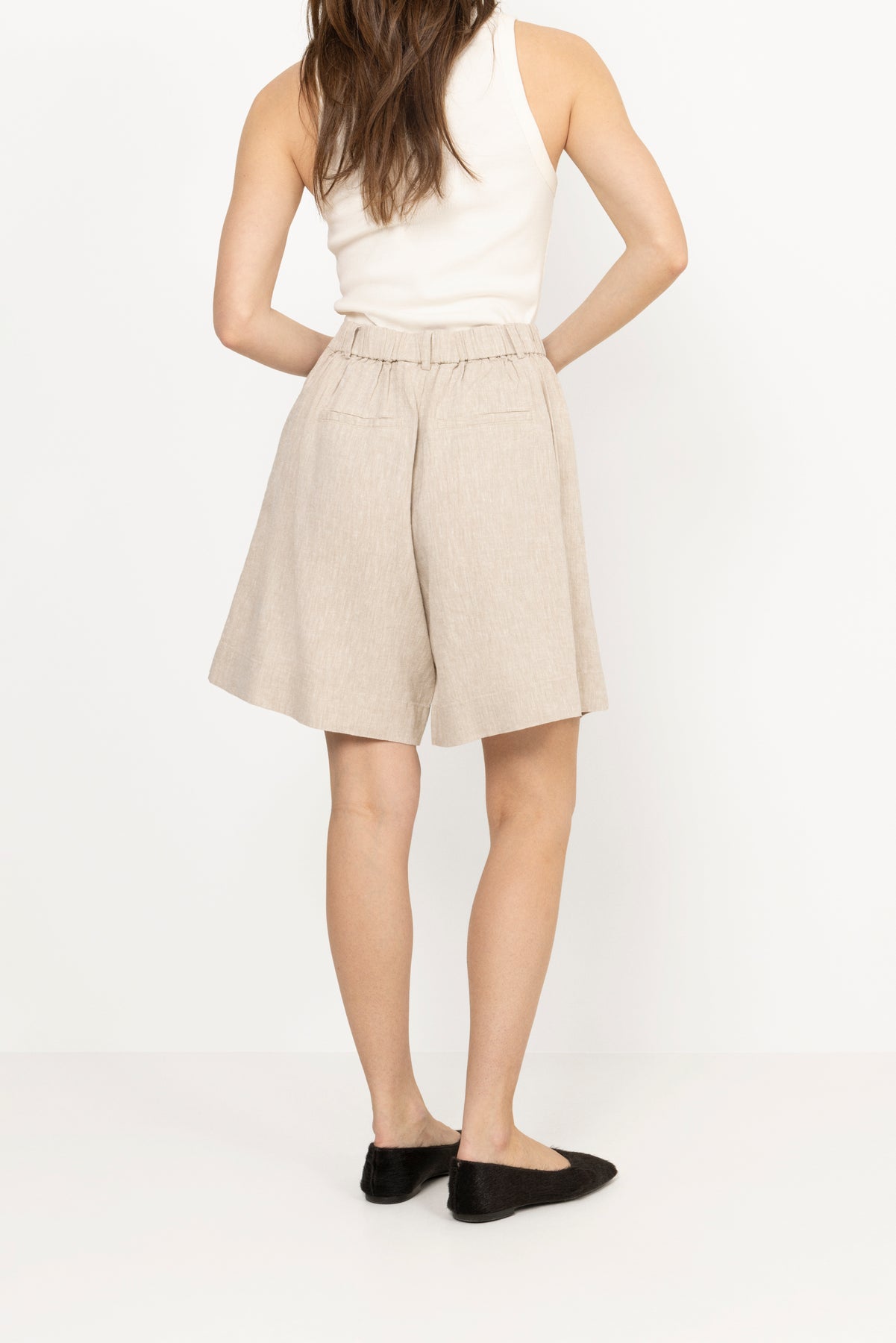 Viana Ginia Hw Shorts - Sand Melange