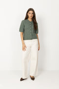 Jinie Hope 2/4 Cardigan - Laurel W Mel