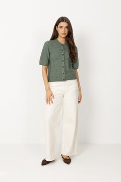 Jinie Hope 2/4 Cardigan - Laurel W Mel