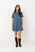 Turo Alena 2/4 Dress - Mid Blue Wash