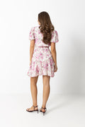 Aase Mini Flower Dress - Pink Floral