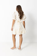 Saga Wide Lace Dress - Off White